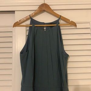 Ann Taylor SILK New/Never Worn Size 10 Green Cute & Sexy Dress w/thin straps.